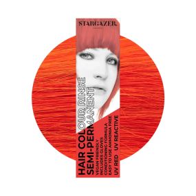 Краска для волос УФ Красная Stargazer Semi-permanent hair colour UV Red 70 мл