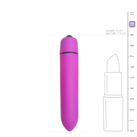 Віброкуля Easytoys, фіолетова, 9 х 1.5 см Sex Aura | Зображення 1