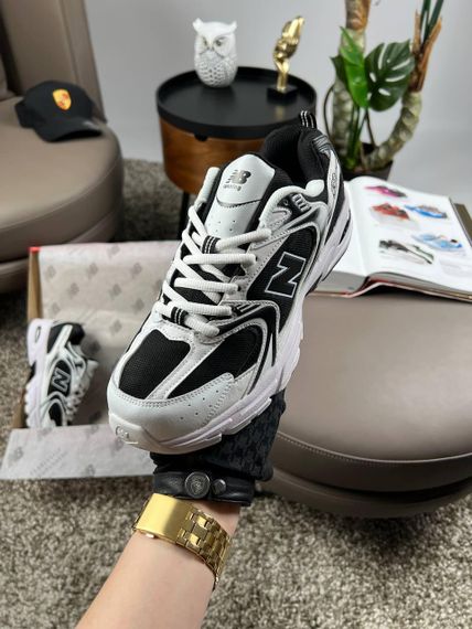 Мужские кроссовки New 530 Premium Black White весна / літо / осінь A3659 42 26,5 | Зображення 7