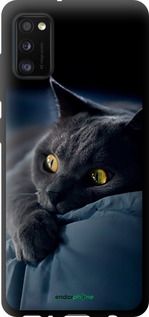 Чохол на Samsung Galaxy A41 A415F Димчастий кіт "825b-1886-2448"