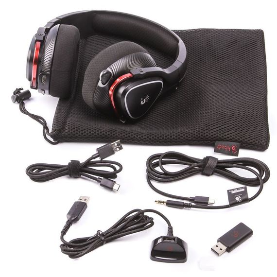 Навушники ігрові Bloody MR710, RGB, колір чорний | Зображення 6