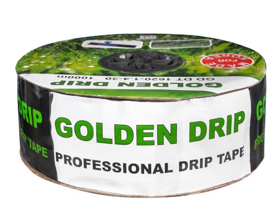 Лента Капельная 8 mil шаг 10 см бухта 2000 метров эмитерная GOLDEN DRIP | Зображення 3