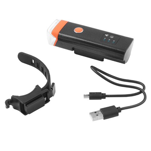 Велосипедный фонарь HJ-047-XPG ULTRA LIGHT, антиблик, сенсор, micro USB, встроенный аккумулятор | Зображення 2