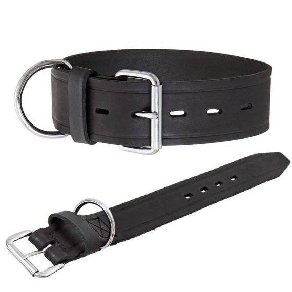 Ошейник для собак Flamingo Rondo Collar из натуральной кожи, 65 см