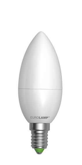 EUROLAMP LED Лампа ЕКО Свеча 6W E14 3000K (матова)
