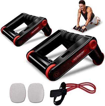 Роллеры для фитнеса и спорта Lutino Wheel rollers push up Bars Workout | Упоры – ролики для отжиманий, укрепления пресса и всего | Зображення 3