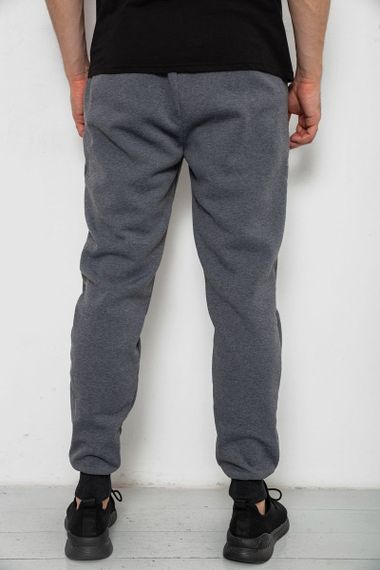Спортивные штаны мужские на флисе, цвет серый, 238R56910-5 | Зображення 3