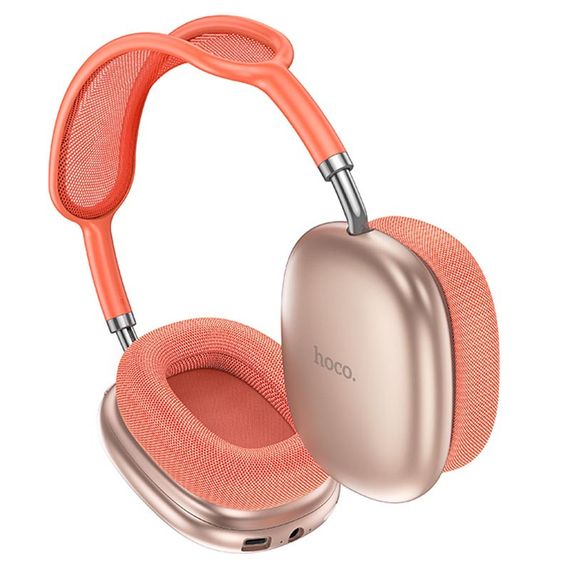 Накладные беспроводные наушники Hoco W55 Pleasing Pink | Зображення 1