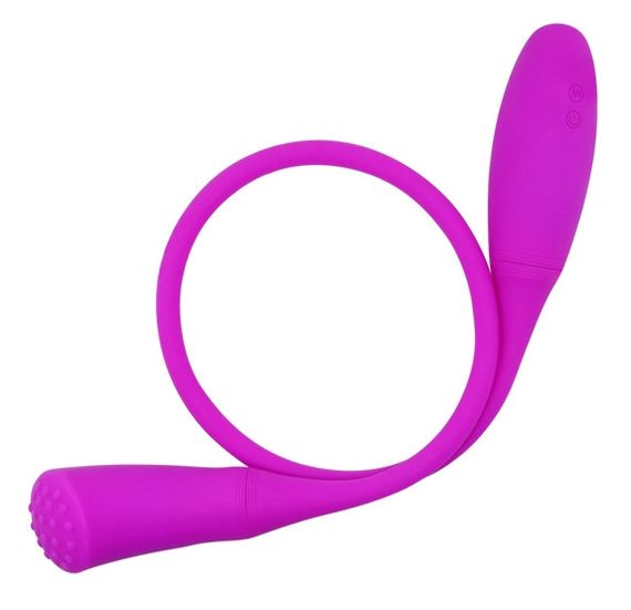 Гнучкий двосторонній вібратор - Snaky Vibe, BI-014327-2 Sex Aura | Зображення 3