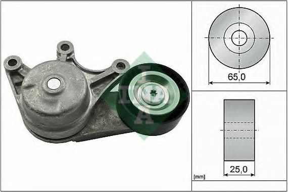 Натяжна планка, полікліновий ремінь (Вир-во INA) INA 534053510 на BMW 5 (F10, F18)