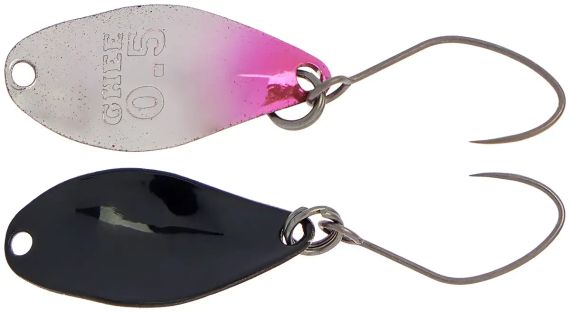 Блешня Nories Masukurouto Ghee 20mm 0.5g #090 Блешня рибальська Блешня оберталка