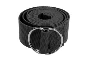 Ремінь для йоги EasyFit Чорний (EF-1830-BK)