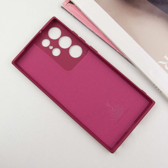 Чохол Silicone Cover Lakshmi Full Camera (AA) для Samsung Galaxy S25 Ultra Бордовий / Marsala | Зображення 2