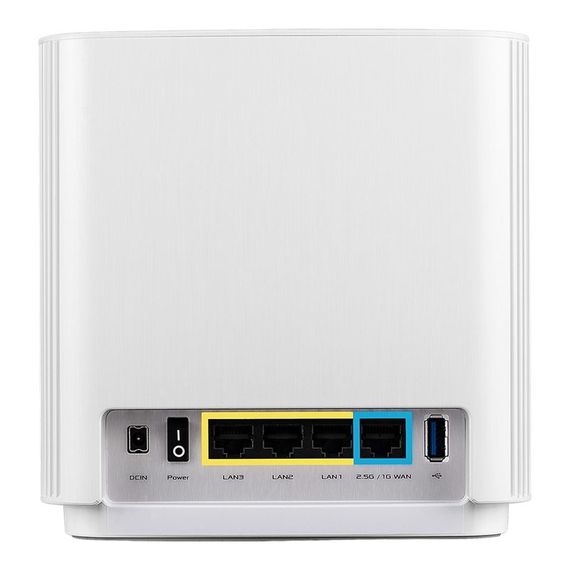 Маршрутизатор ASUS ZenWiFi XT8 1PK V2 white AX6600 3xGE LAN 1x2.5GE WAN 1xUSB3.1 WPA3 OFDMA MESH (90IG0590-MO3A30) | Зображення 3