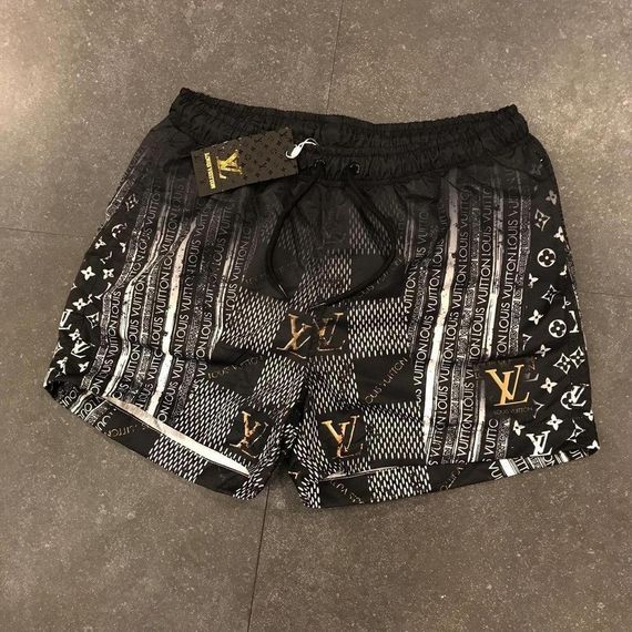 Плавки Louis Vuitton Black плавальні шорти Луї вітон шорти плавальні чоловічі шорти для спорту луї Віттон | Зображення 2
