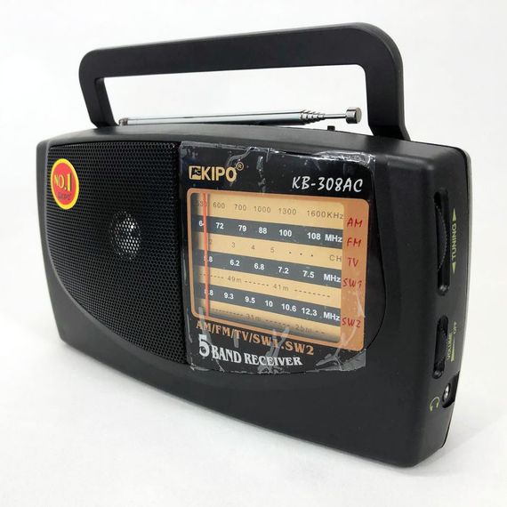 Всеволновый радиоприемник профессиональный KIPO, Радиоприемник с мощным приемом, Приемник фм радио VQ-62 | Зображення 4