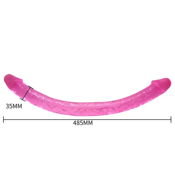 Двойной фаллоимитатор "Double Dones" L485 mm D35mm sexstyle | Зображення 6