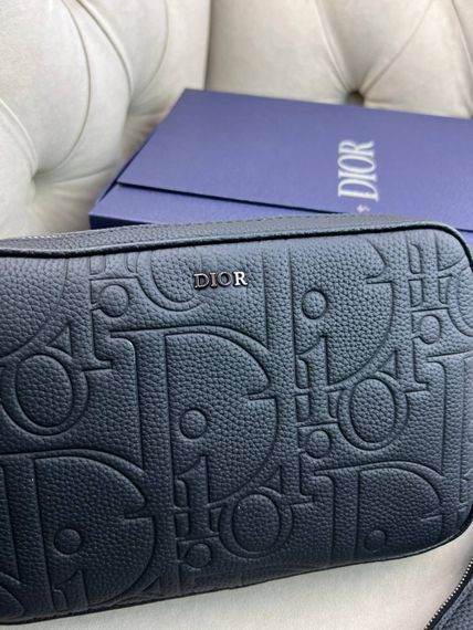 Месенджер Dior Saddle Black чорний c856 | Зображення 7