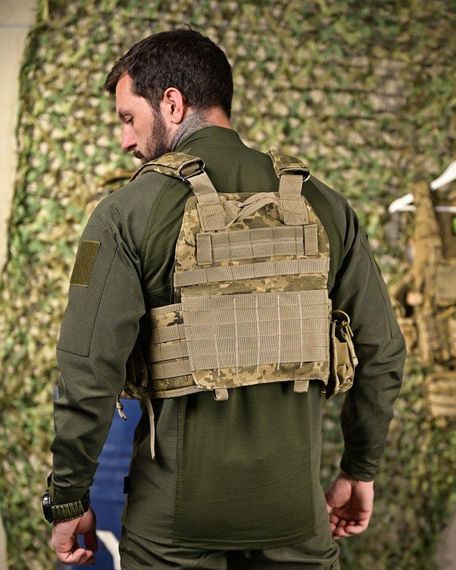 Плитоноска 4 точки сброса 7.62 пиксель   ПП4631 | Зображення 2