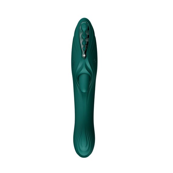 Вібратор-кролик Zalo Ares Turquoise Green | Зображення 9