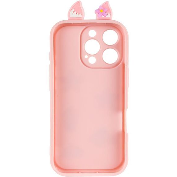 Чехол TPU Toys Case with Ears для Apple iPhone 16 Pro Max (6.9") Light Pink | Зображення 2