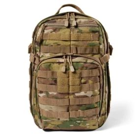Тактичний рюкзак 5.11 Tactical RUSH 24L 2.0  Multicam міцний штурмовий рюкзак із системою MOLLE для військових, туризму та EDC