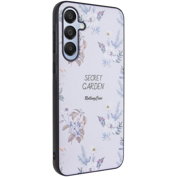 TPU+PC чохол Secret Garden для Samsung Galaxy A35 White