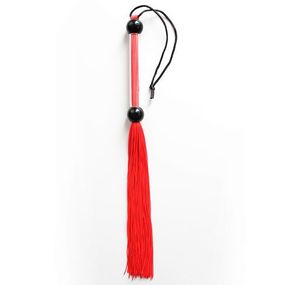 Кнут красный, ручка из шариков FLOGGER, 39 см Sex Aura