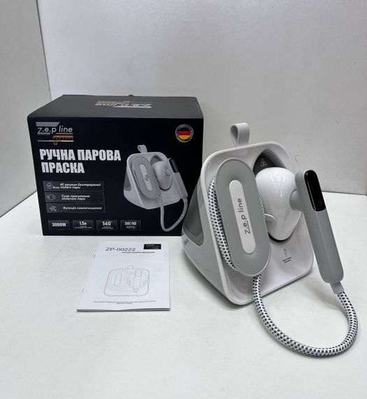 Ручна парова праска 3000Вт Zepline ZP-00222 Білий (46171-ZP-00222_2169) | Зображення 5