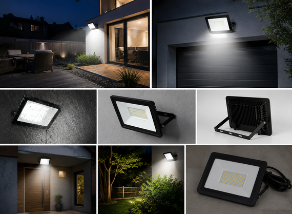 Прожектор світлодіодний AEON LED 100W / Вуличний LED світильник / Світлодіодний ліхтар-прожектор від 220 В | Зображення 2