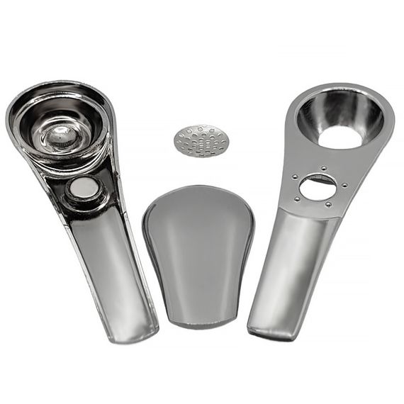 Трубка Ложка Магнітна Smoking Pipe Spoon Silver | Зображення 3