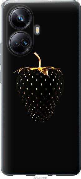 Чехол на Realme 10 Pro Plus Черная клубника "3585u-2944-17620"