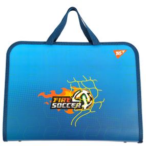 Папка портфель YES Football 492311 3х26х35 см