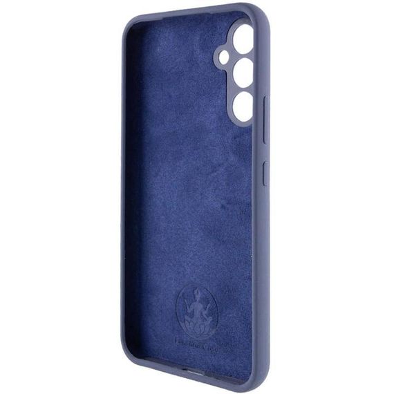 Чохол Silicone Cover Lakshmi Full Camera (AA) with logo для Samsung Galaxy A35 Синій / Midnight blue | Зображення 2