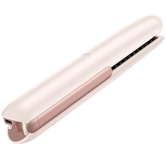 Беспроводной выпрямитель для волос Hoco HP46 Explicit with digital display Pink | Зображення 3