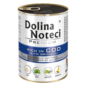 Вологий корм для собак із тріскою Dolina Noteci Premium Dog Cod, 400 гр