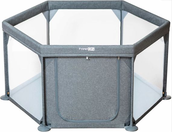 Манеж для дитини FreeON Hexagon, grey (Від 6 місяців)