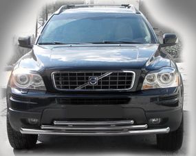 Передній захист ST014-2 (нерж) для Volvo XC90 2002-2016 рр