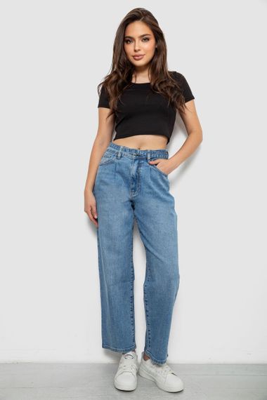 Джинси жіночі, колір синій, 244RD6447 | Зображення 1