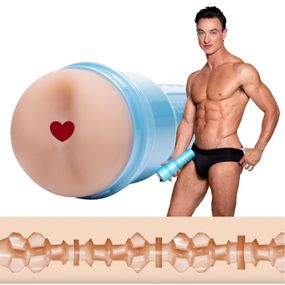 Мастурбатор попа з кібершкіри у колбі Fleshjack Boys Cade Maddox, тілесний Sex Aura