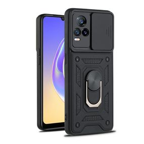 Чохол Defender з захистом камери для Vivo Y31 колір Чоний