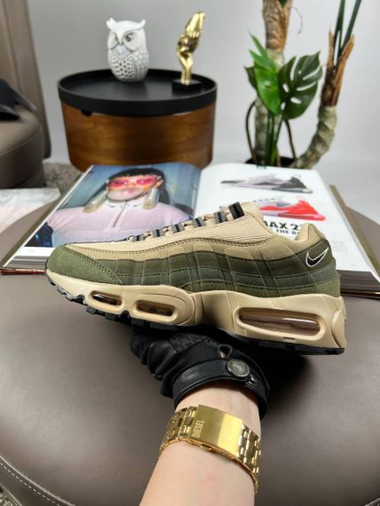 Кросівки  N1k2 M Air Max 95 PRM Beige Khaki весна / літо / осінь A3592 | Зображення 9