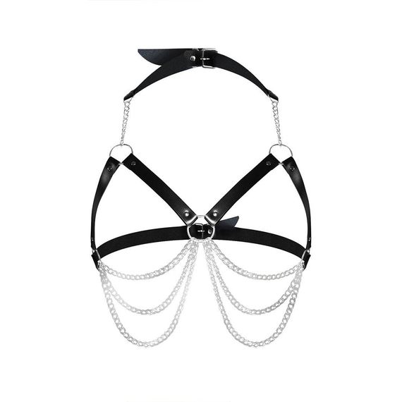 Жіноча портупея Art of Sex - Louise чорна XS-2XL, екошкіра sexstyle