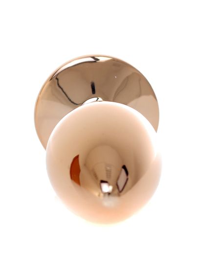 Анальна пробка з рожевою трояндочкою Plug-Jewellery Red Gold PLUG ROSE-Pink, Помаранчова | Зображення 3