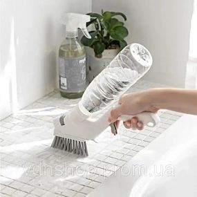 Щетка для уборки всех поверхностей 4в1 Water Spray Cleaning Kits эффективно и тщательно удаляет загрязнение, не оставляя царапин и