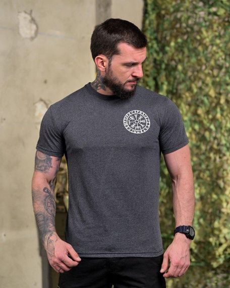 Хлопкова Футболка Руні grey   ПП7689 | Зображення 2