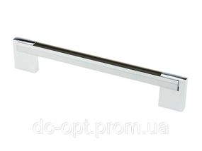 Ручка D-450/160 G2/Wood WD Хром / Венге Темний ДС ОптимаЛайн