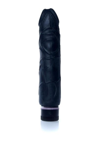Вібратор - Real Skin Multispeed Black, 22 см sexstyle | Зображення 4