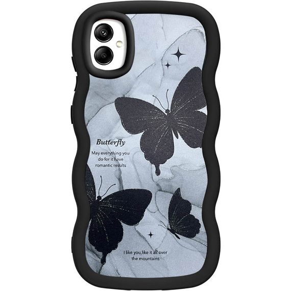 Чехол TPU Cloudy Pictures для Samsung Galaxy A05 Butterflies