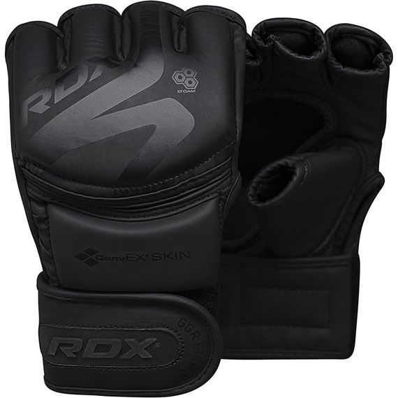 Рукавиці для ММА RDX F15 Noir Matte Black S (капа в комплекті) | Зображення 9